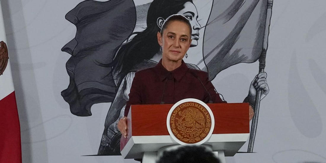 La Presidenta Claudia Sheinbaum en conferencia de prensa