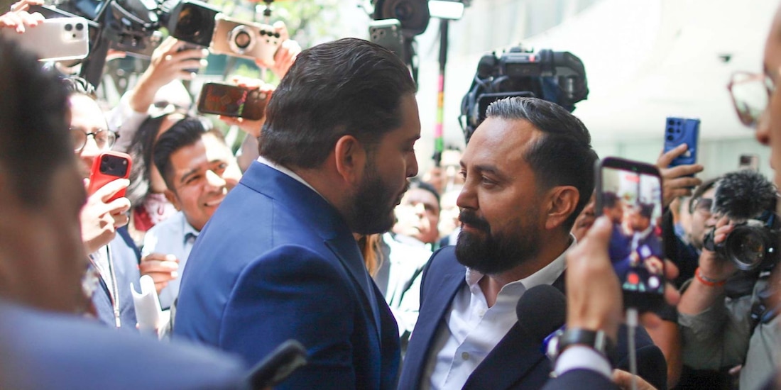 Los diputados Carlos Gutiérrez Mancilla (PRI) y Arturo Ávila (Morena), se enfrentaron en el Senado