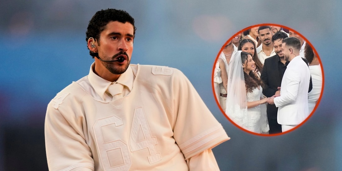 La boda del medio tiempo del Super Bowl 2026 con Bad Bunny era real