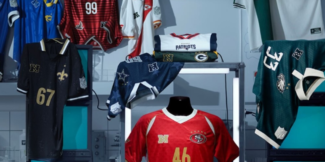 La colección será exhibida en varias ciudades durante la temporada internacional de la NFL.