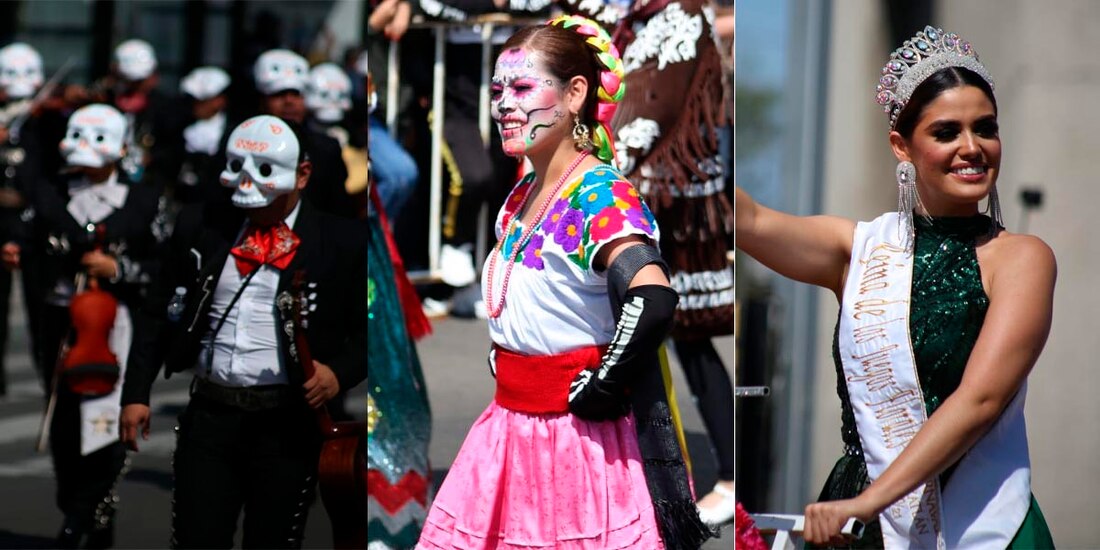 El Desfile Internacional de Día de Muertos se realizó del Zócalo capitalino a Campo Marte.