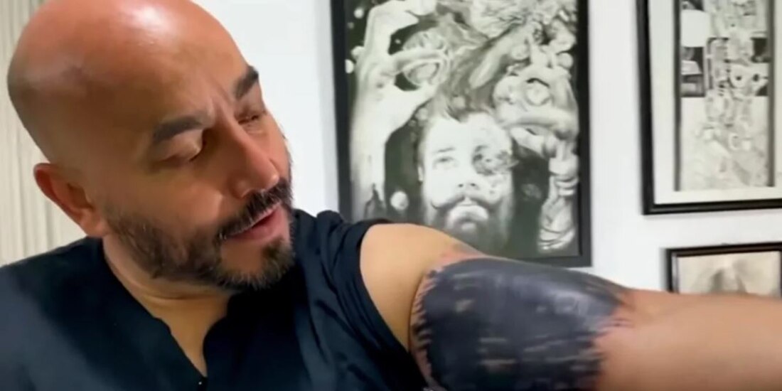 Lupillo Rivera ya analiza cómo volver a modificarse el tatuaje de Belinda