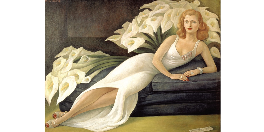 Retrato de Natasha Gelman (1943), de Diego Rivera