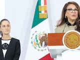 Ana VAldez, directora general de LDC, en conferencia matutina, ayer.