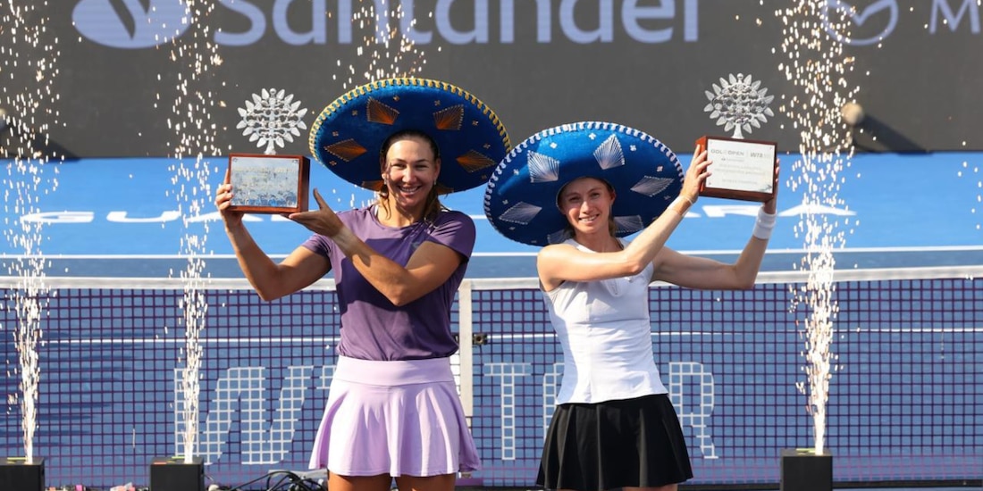 Nicole Melichar-Martínez y Cristina Bucsa se proclamaron campeonas de dobles en el Guadalajara Open 2026.