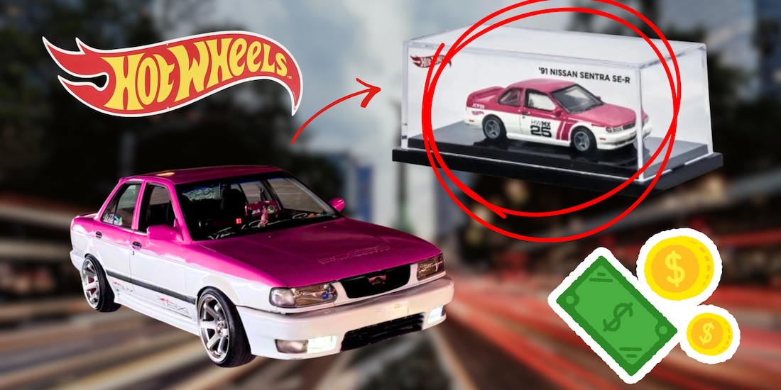 Taxi Tsuru de la CDMX de Hot Wheels