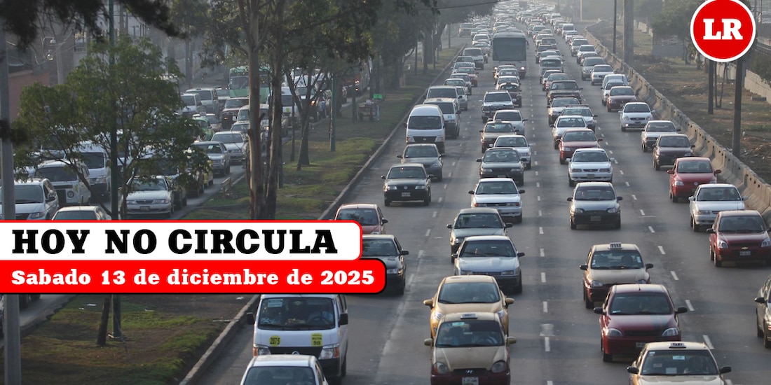 Te contamos cómo aplica el Hoy No Circula este sábado 13 de diciembre en la Ciudad de México y el Estado de México.
