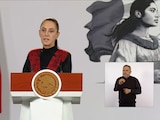 Claudia Sheinbaum, Presidenta de México, en Palacio Nacional.