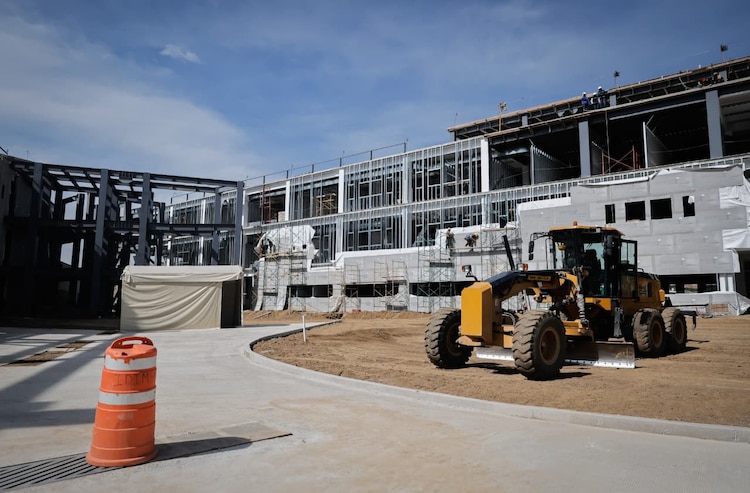 Obras del Hospital Regional de Alta Especialidad del ISSSE de Oaxaca.