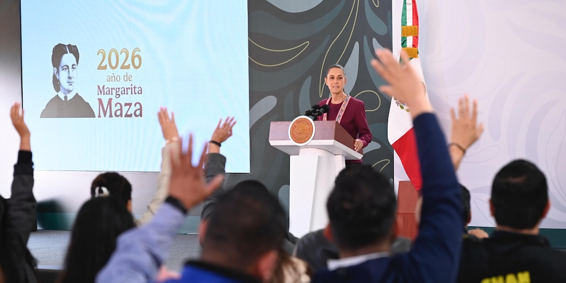 Claudia Sheinbaum, desde Morelia.