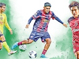 En la imagen los jugadores de futbol Dagoberto Espinoza, Walter Portales y Gilberto Mora