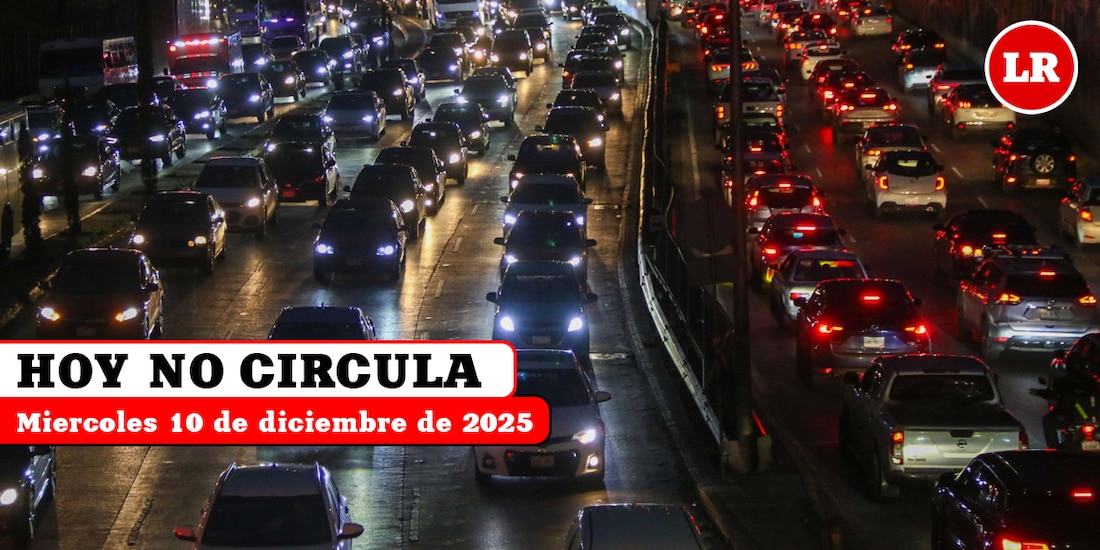 Conoce las restricciones del Hoy No Circula para este miércoles 10 de diciembre de 2025 en la ZMVM.