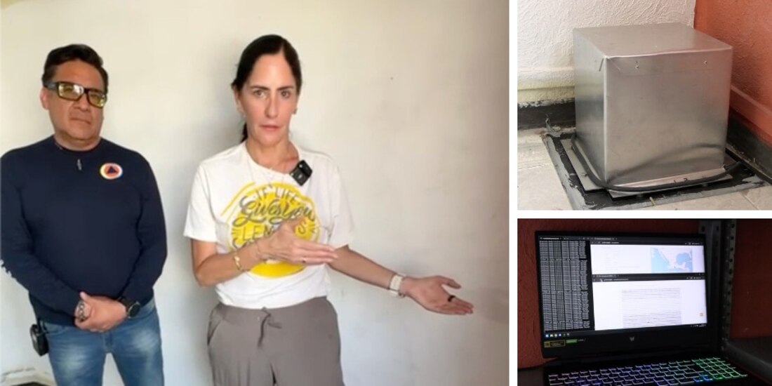 La alcaldesa Lía Limón enseñó el equipo.