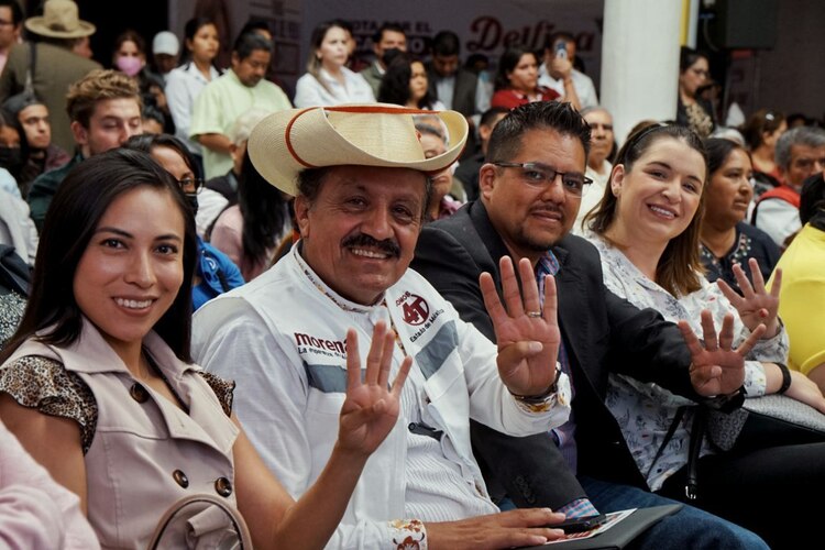 Simpatizantes de Delfina Gómez externaron las propuestas para mejorar su comunidad.