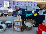 Material incautado por la policía española
