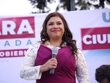 Clara Brugada, candidata a Jefa de Gobierno,