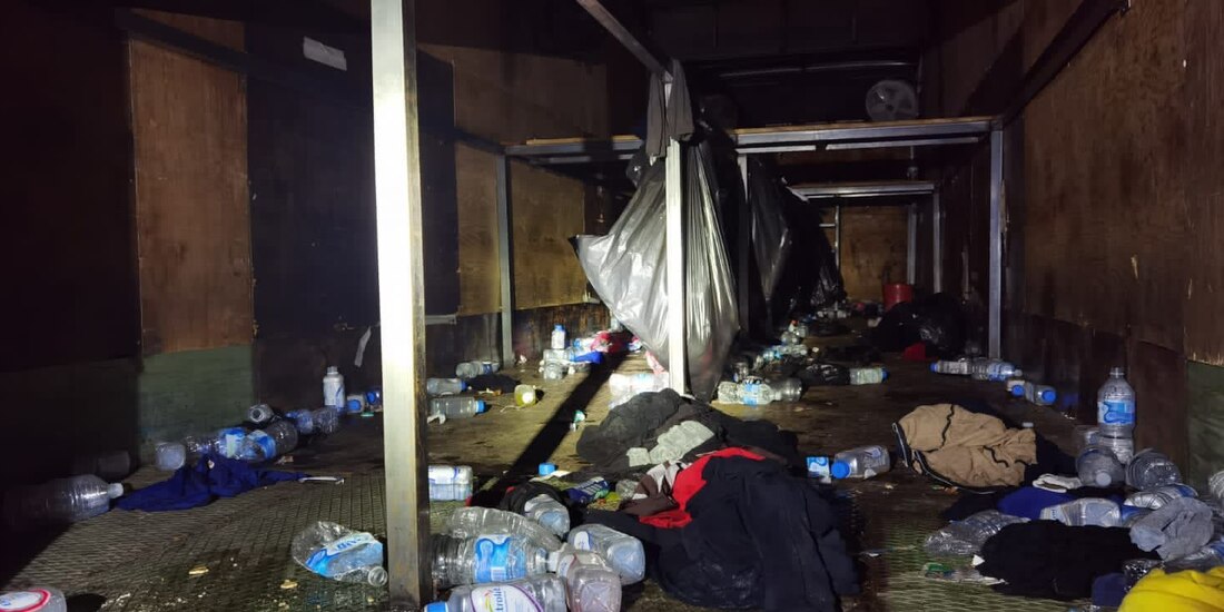 Los migrantes fueron rescatados por el INM