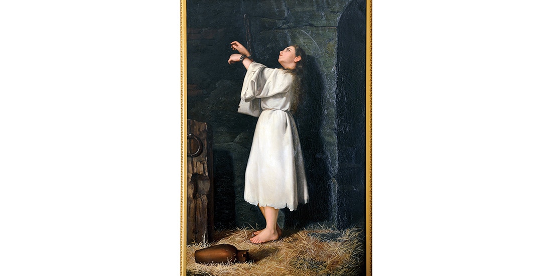 Imagen de la obra Una virgen cristiana (1880)