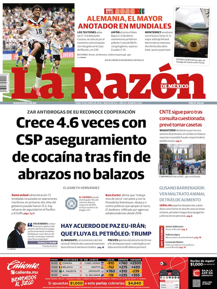 La Razón 15 Junio 2026