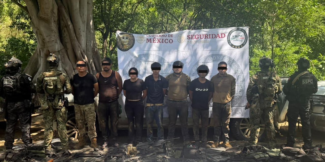 Detenidos 9 presuntos integrantes del Cártel de Sinaloa tras agresión en zona serrana de ese estado, en los límites con Durango.