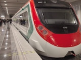 Aspecto de la Supervisión de Obra del Tren Suburbano Lechería-AIFA el 21 de diciembre del 2025.