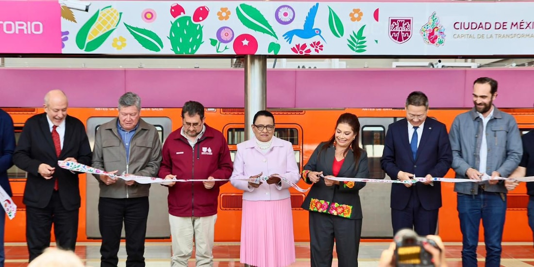 Rosa Icela destacó que la modernización del Metro es fruto de la cero corrupción.