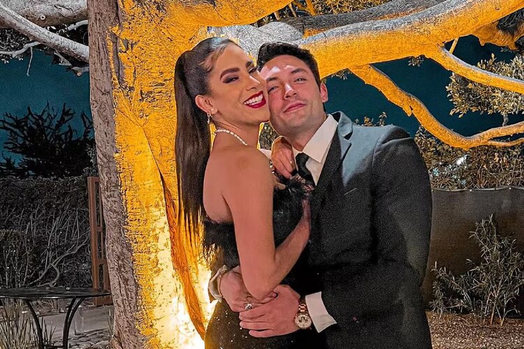 Eli Varela y Abel Robles cuando eran novios