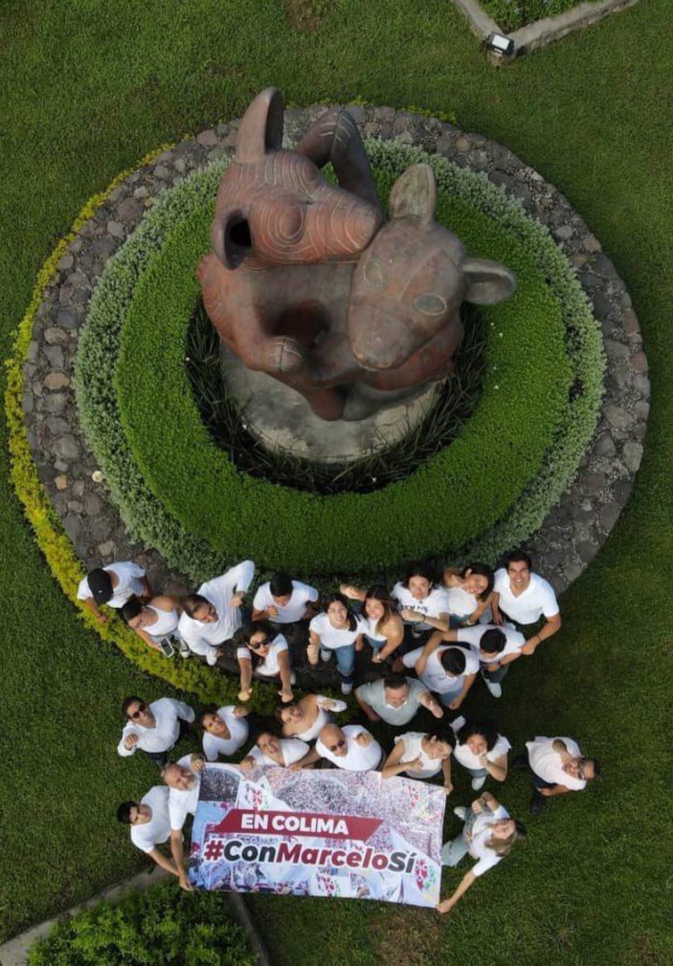 En Colima también respaldaron a Marcelo Ebrard