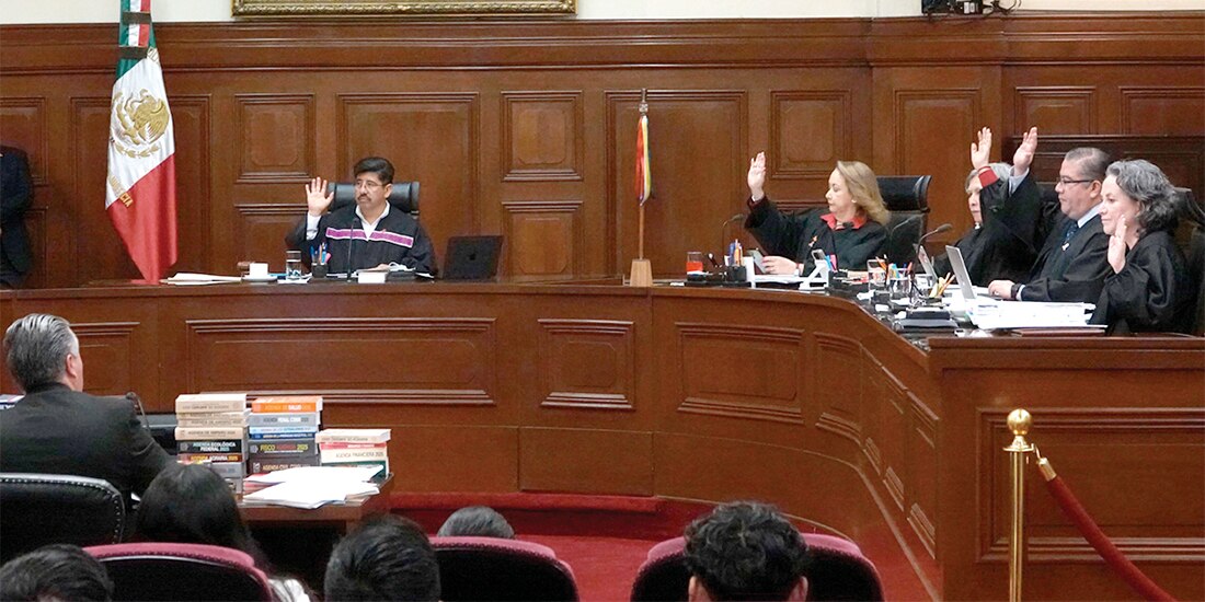 VOTACIÓN, ayer, en el pleno del máximo tribunal del país.