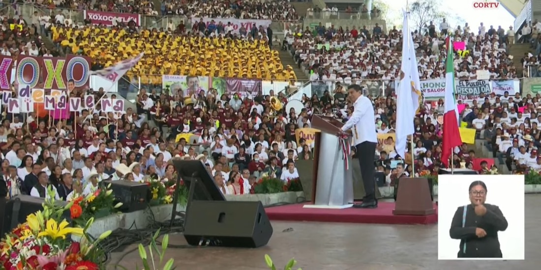 Oaxaca registró cifras históricas en crecimiento económico, informó Salomón Jara.