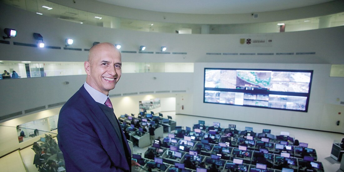 Salvador Guerrero en octubre de 2024, en el C5.