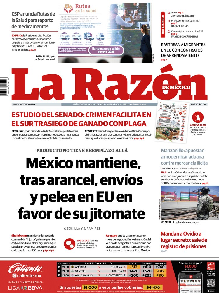 La Razón 16 Julio 2025