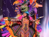 Andrea Meza, Miss México, uso un traje de alebrije en Miss Universo 2021