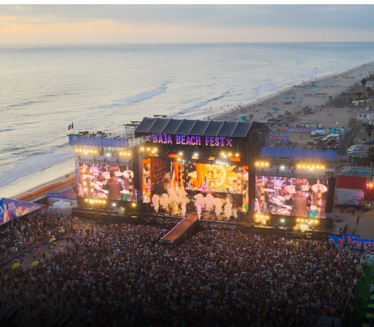 Baja Beach Fest, todo un éxito.