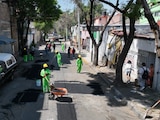 Este sábado arrancó el programa "Bienestar en tu colonia" con bacheo en calles de la alcaldía Tlalpan