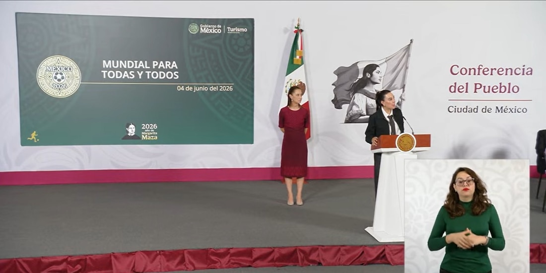 Claudia Sheinbaum y parte de su gabinete dieron información acerca del Mundial.