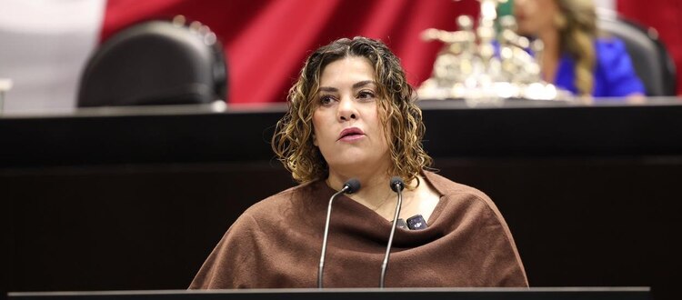 La diputada Lilia Aguilar Gil