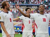 Jude Bellingham celebrando uno de sus goles ante Noruega.