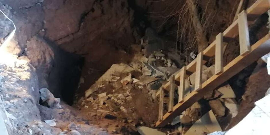 La formación del socavón ocurrió la madrugada de este martes 10 de mayo en Sinaloa.