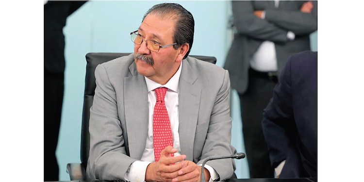 Reginaldo Sandoval, en la sesión de la Comisión Permanente celebrada en el Senado, el pasado 6 de mayo