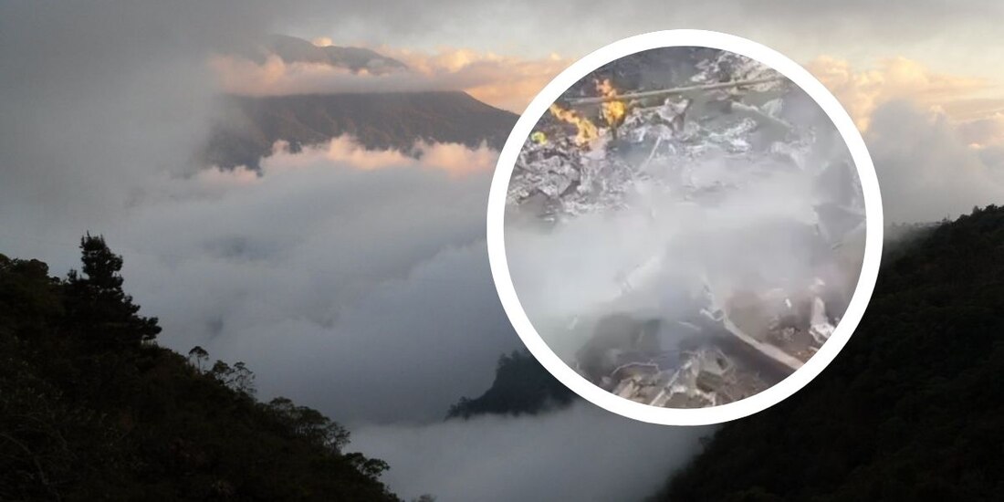 Una avioneta se desplomó sobre la sierra de Chiapas mientras realizaba labores de combate al gusano barrenador.