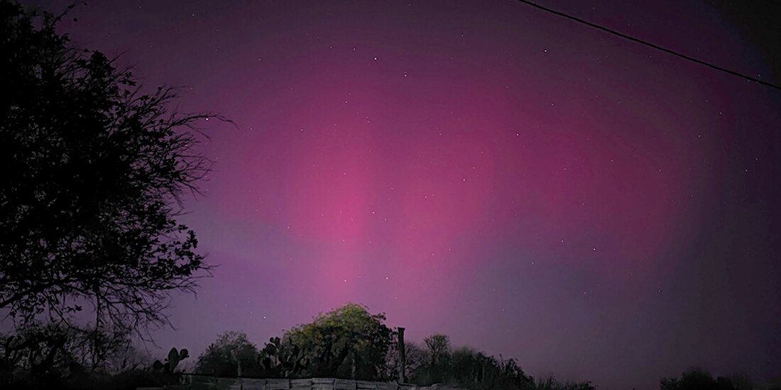 Vista del fenómeno en Sonora, México