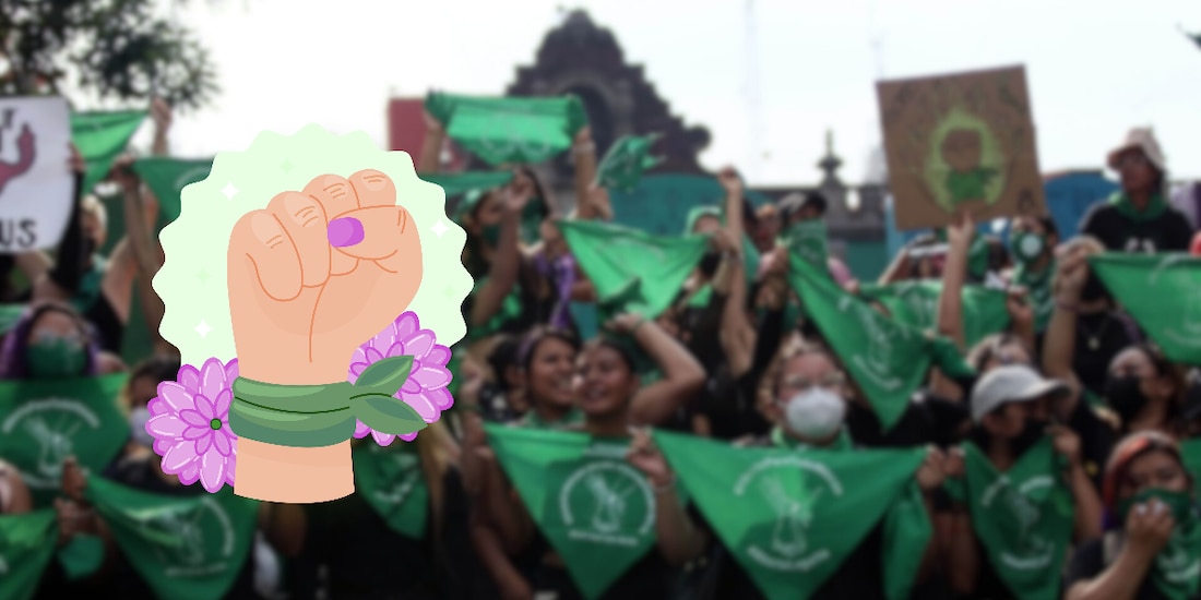 Feministas marchan en el “Dia de Accion Global por el Acceso al Aborto Legal y Seguro”.