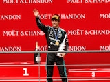 Kimi Antonelli celebra su victoria en el Gran Premio de Bélgica de la F1 2026.