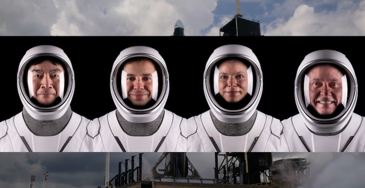 Tripulación de la NASA a bordo de la misión Crew-11