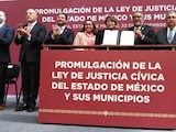 Delfina Gómez Álvarez promulga la Ley de Justicia Cívica del Edomex y sus municipios.