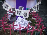 Memorial en la Antimonumenta del feminicidio.