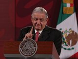 AMLO en conferencia "mañanera" este jueves 27 de enero.