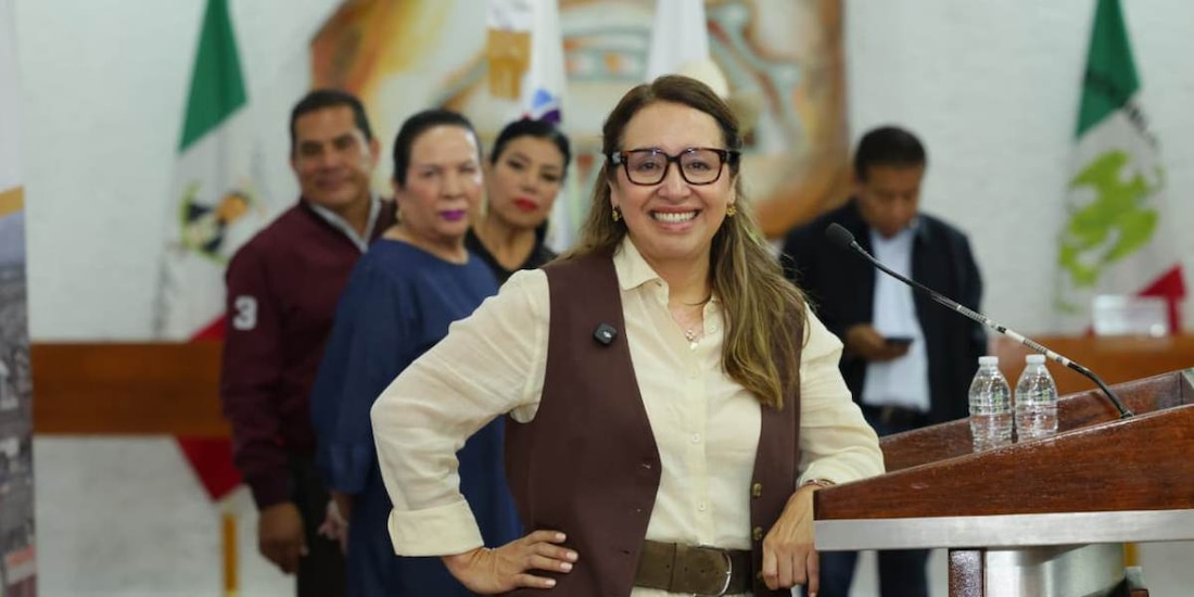 Las acciones de reconstrucción de vialidades comunitarias son dirigidas por la presidenta municipal Azucena Cisneros Coss.