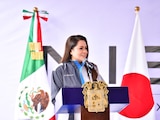 La Gobernadora constitucional de Aguascalientes.